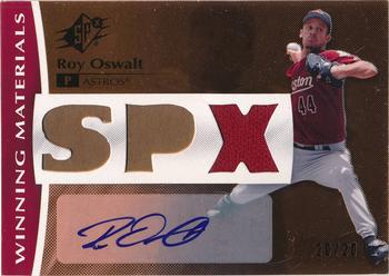 2008 SPx - Winning Materials Autographs #WM-RO Roy Oswalt Front