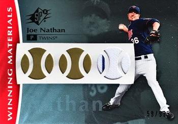 2008 SPx - Winning Materials Baseball 99 #WM-JN Joe Nathan Front