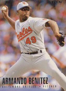 1996 Fleer Baltimore Orioles #3 Armando Benitez Front