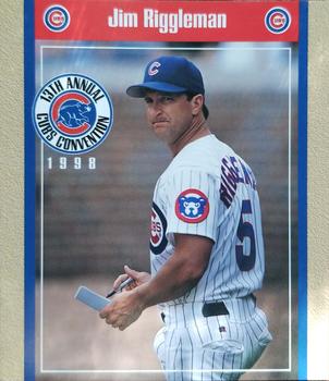 1998 Chicago Cubs Fan Convention #8 Jim Riggleman Front