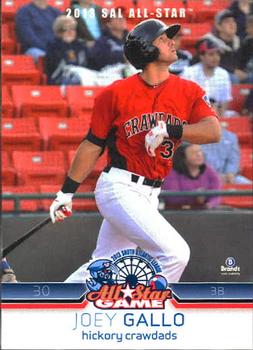 2013 Brandt South Atlantic League North Division All-Stars #11 Joey Gallo Front