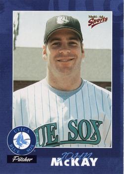 2000 Multi-Ad Utica Blue Sox #8 John McKay Front