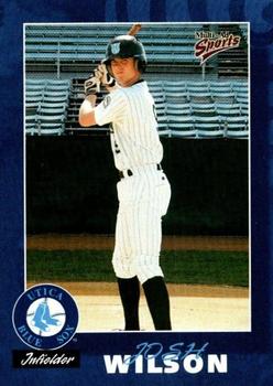 2000 Multi-Ad Utica Blue Sox #29 Josh Wilson Front
