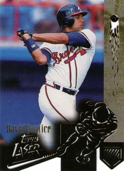 1996 Topps Laser #69 David Justice Front