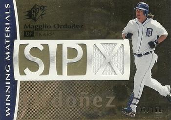 2008 SPx - Winning Materials SPx - 150 #WM-OR Magglio Ordonez Front