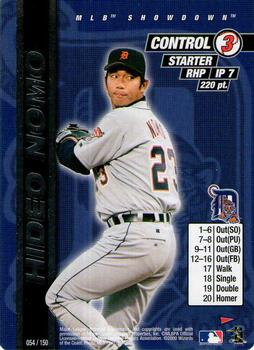 2000 MLB Showdown Pennant Run 1st Edition - Unlimited #054 Hideo Nomo Front