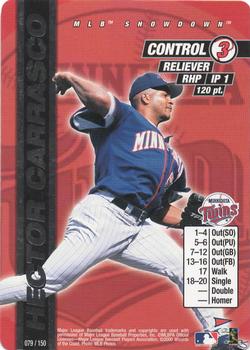 2000 MLB Showdown Pennant Run 1st Edition - Unlimited #079 Hector Carrasco Front