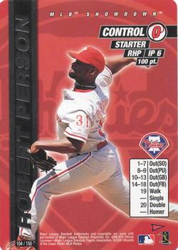 2000 MLB Showdown Pennant Run 1st Edition - Unlimited #104 Robert Person Front