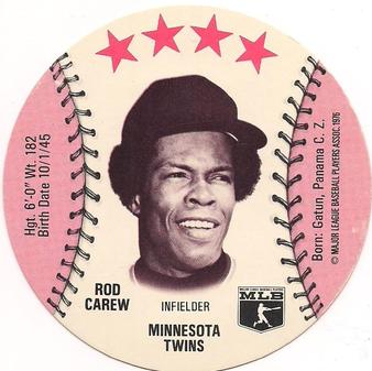 1976 Isaly's/Sweet William Discs #NNO Rod Carew Front