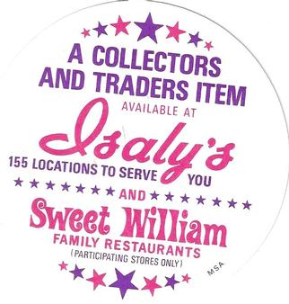 1976 Isaly's/Sweet William Discs #NNO Carlos May Back
