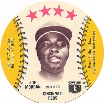 1976 Isaly's/Sweet William Discs #NNO Joe Morgan Front