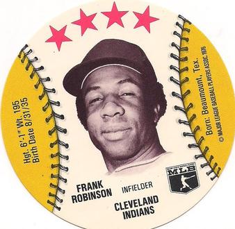 1976 Isaly's/Sweet William Discs #NNO Frank Robinson Front
