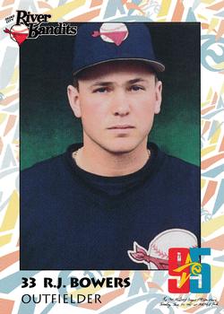 1995 Midwest League All-Stars #NNO R.J. Bowers Front