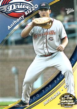 2009 MultiAd South Atlantic League Top Prospects #28 Anthony Rizzo Front