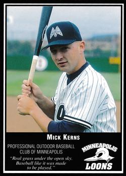 1994 Minneapolis Loons #NNO Mick Kerns Front