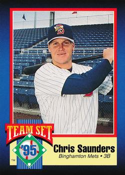 1995 Binghamton Mets #NNO Chris Saunders Front