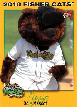 2010 MultiAd New Hampshire Fisher Cats #36 Fungo Front