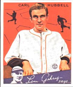 1985 Galasso 1934 Goudey (reprint) #12 Carl Hubbell Front