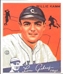 1985 Galasso 1934 Goudey (reprint) #14 Willie Kamm Front