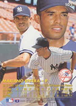 1996 Ultra #105 Mariano Rivera Back