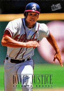 1996 Ultra #157 David Justice Front