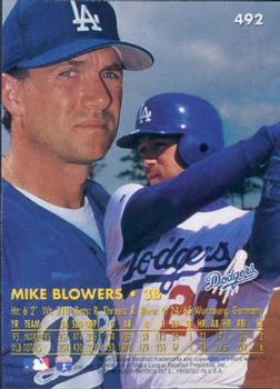 1996 Ultra #492 Mike Blowers Back