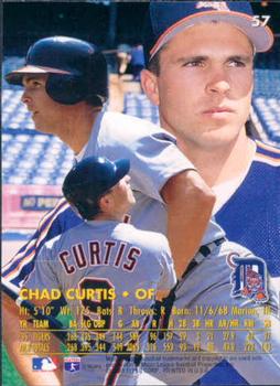 1996 Ultra #57 Chad Curtis Back