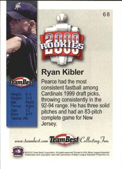 2000 Team Best Rookies #68 Ryan Kibler Back