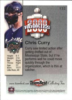 2000 Team Best Rookies #132 Chris Curry Back
