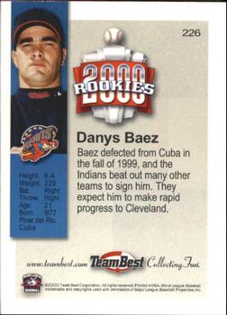 2000 Team Best Rookies #226 Danys Baez Back