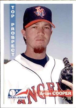 1998 Grandstand Texas League Top Prospects #NNO Brian Cooper Front