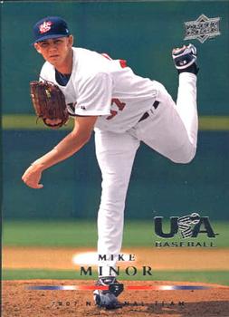 2008 Upper Deck - USA National Team #USA-16 Mike Minor Front