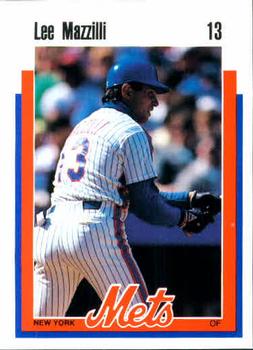1989 Kahn's New York Mets #NNO Lee Mazzilli Front