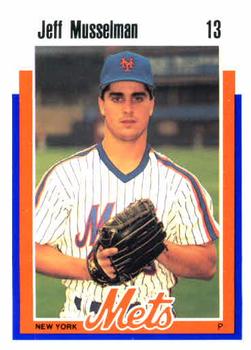 1989 Kahn's New York Mets #NNO Jeff Musselman Front