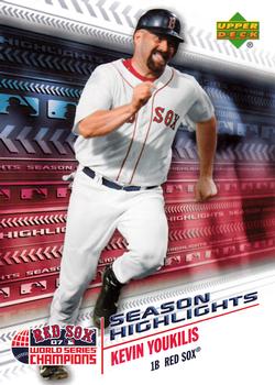 2007 Upper Deck World Series Champions Boston Red Sox #SH8 Kevin Youkilis Front
