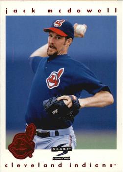 1997 Score Cleveland Indians Update #2 Jack McDowell Front