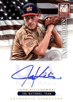 2012 Panini Elite Extra Edition - USA Baseball 18U Signatures #9 John Kilichowski Front