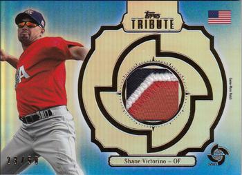 2013 Topps Tribute WBC - Prime Patches Blue #WPP-SV Shane Victorino Front