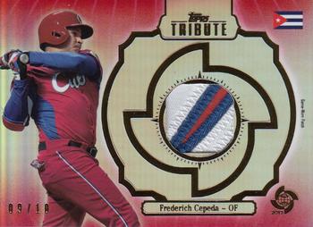 2013 Topps Tribute WBC - Prime Patches Red #WPP-FC Frederich Cepeda Front