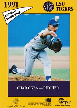 1991 LSU Tigers #15 Chad Ogea Front