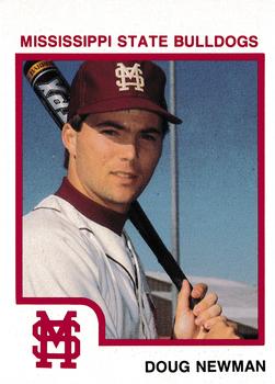 1992 Mississippi State Bulldogs #NNO Doug Newman Front