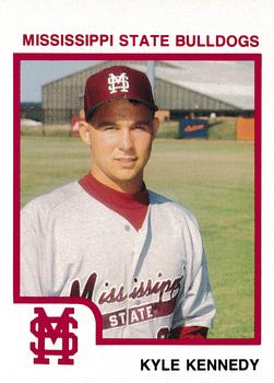 1992 Mississippi State Bulldogs #NNO Kyle Kennedy Front