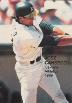 1989 Pacific Cards & Comics Baseball's Best Four (unlicensed) #10 Jose Canseco Front