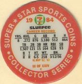 1984 7-Eleven Super Star Sports Coins: Central Region #III E Dale Murphy Back