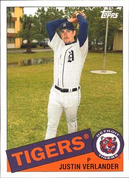 2008 Topps - Trading Card History #TCH32 Justin Verlander Front