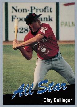1991 Cal League All-Stars #41 Clay Bellinger Front
