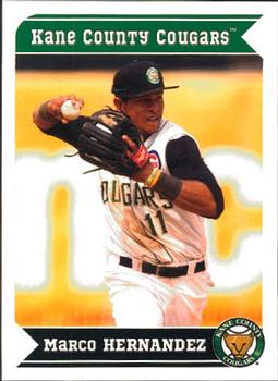 2013 Grandstand Kane County Cougars #17 Marco Hernandez Front