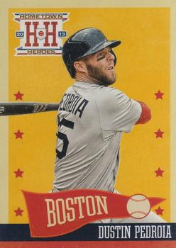 2013 Panini Hometown Heroes #12 Dustin Pedroia Front