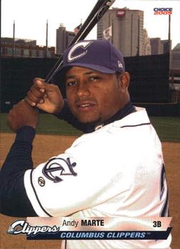 2009 Choice Columbus Clippers #23 Andy Marte Front