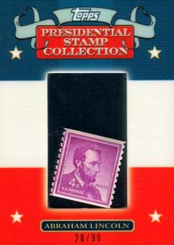 2008 Topps - Presidential Stamp Collection #AL3 Abraham Lincoln Front
